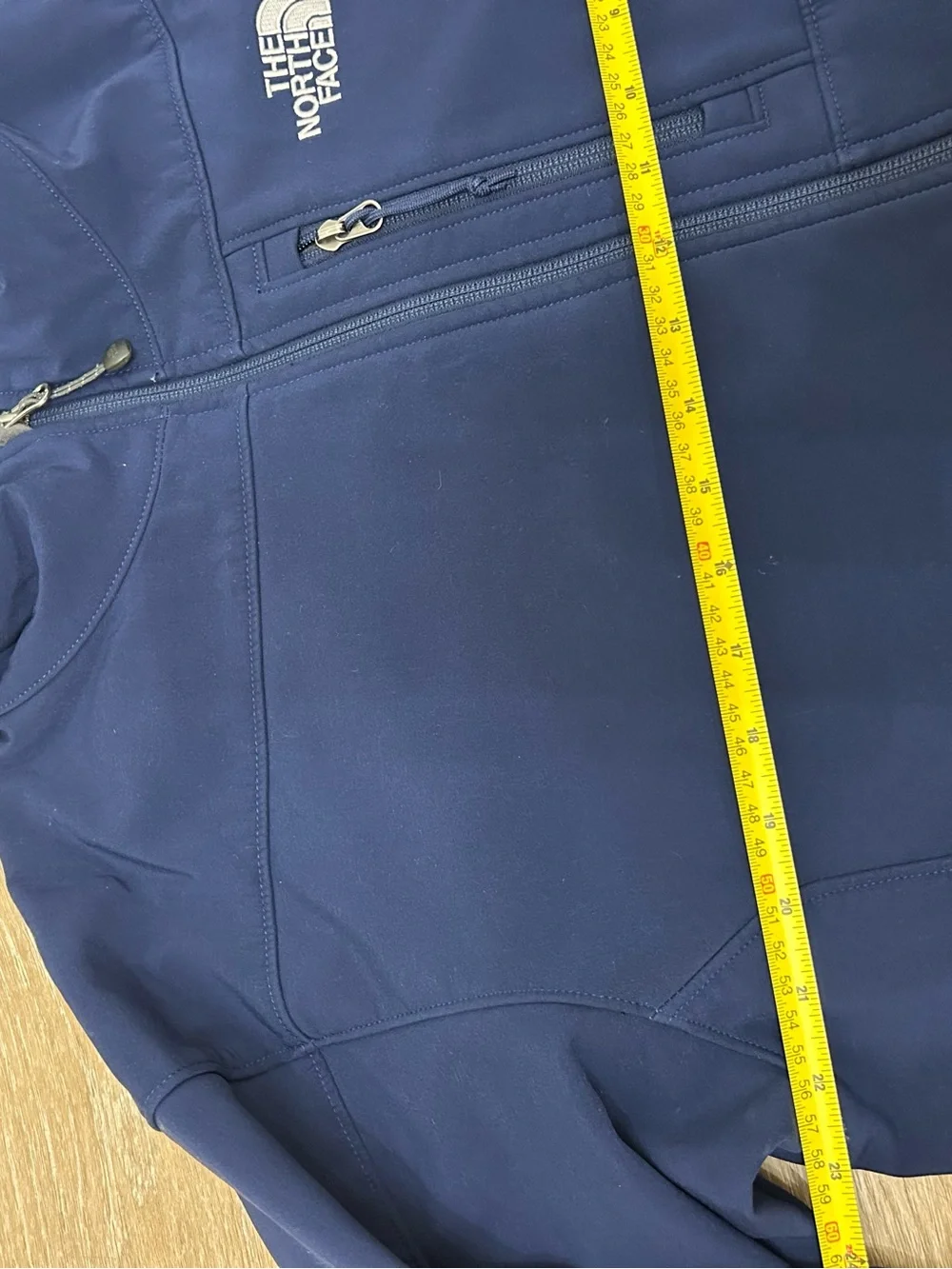 The North Face Mens Apex Bionic Softshell Jacket Navy Blue Large AL5C Windproof